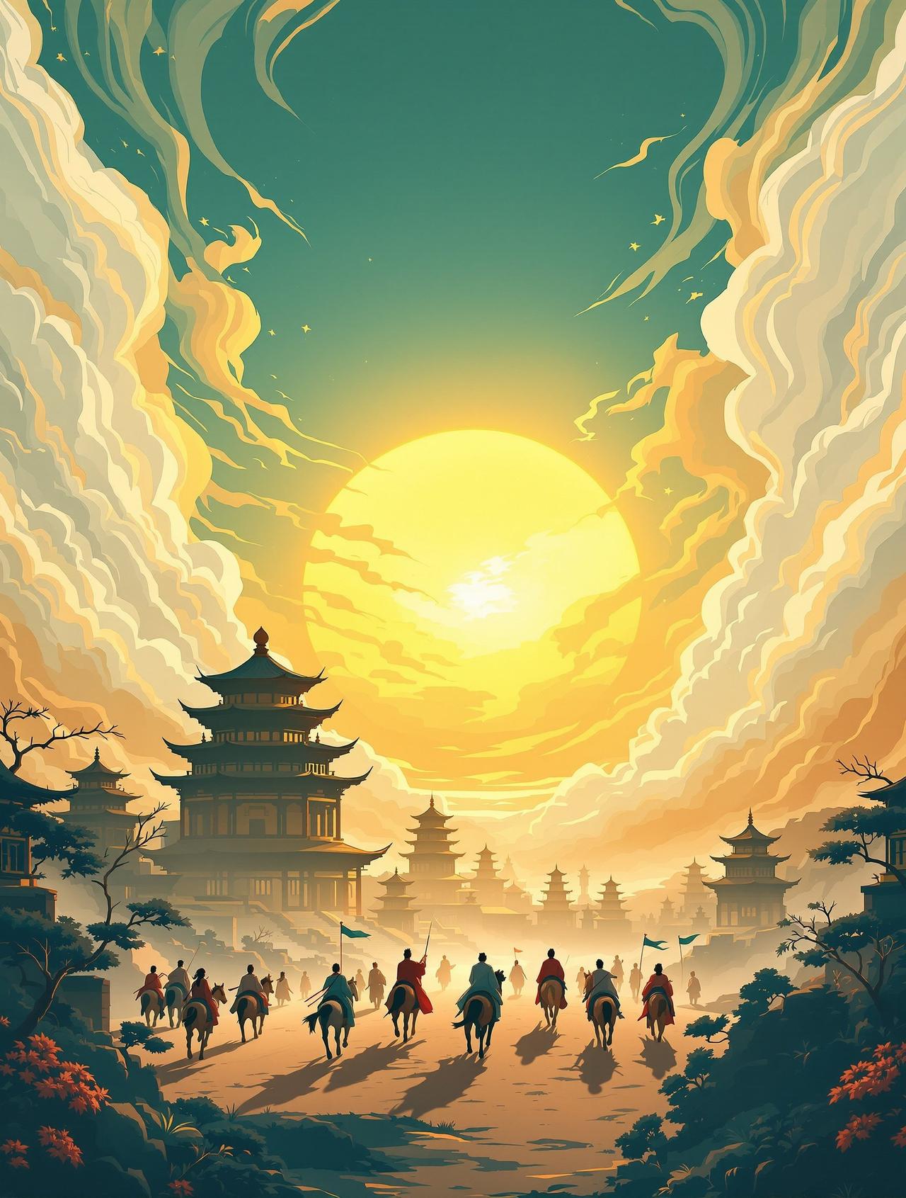 男人影院传媒作品《长安三万里》海报，追光动画史诗巨制